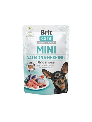 Picture of Brit Care Mini Salmon & Herring in gravy for sterilised